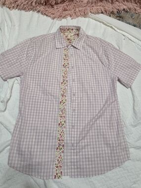 Mens Rare Matilda Jane Enchanted Garden  Button-Down Shirt Mjs-ss1